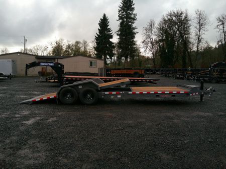 New 2025 Midsota 7x24 ( 16+8) Split Tilt Equipment Trailer