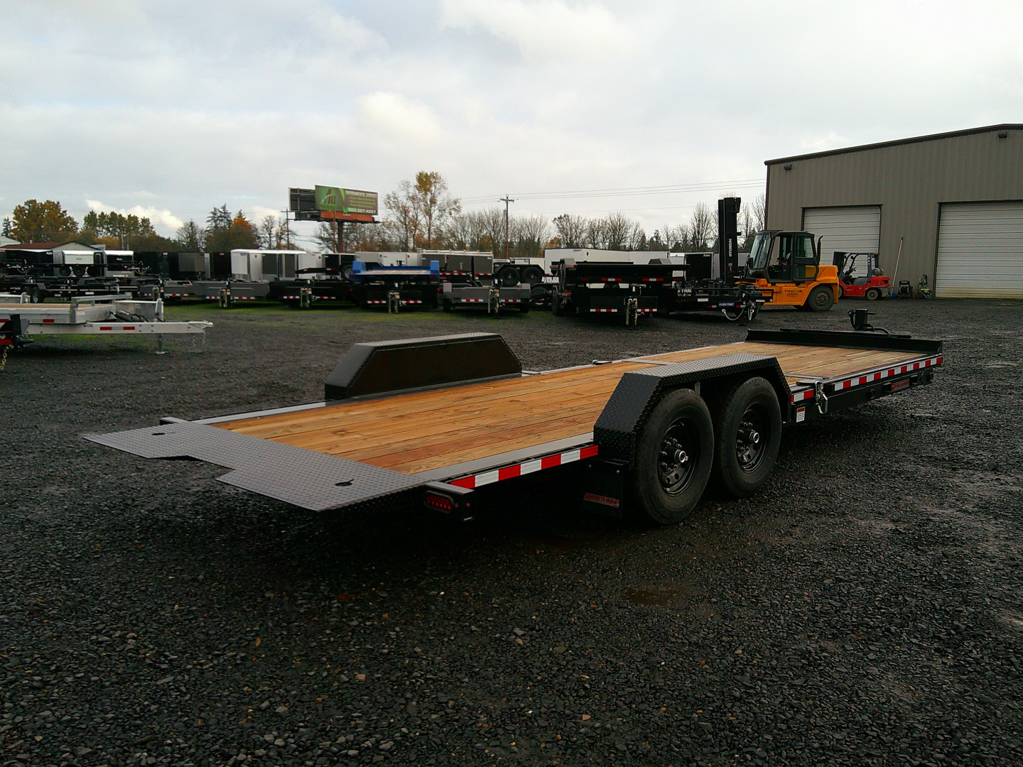 New 2026 Midsota 7x24 ( 16+8) Split Tilt Equipment Trailer