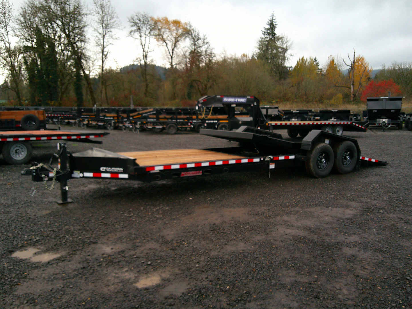 New 2026 Midsota 7x24 ( 16+8) Split Tilt Equipment Trailer