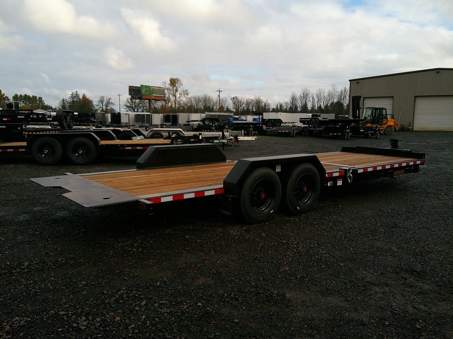 New 2025 Midsota 7x24 (18+8) Split Tilt Equipment Trailer