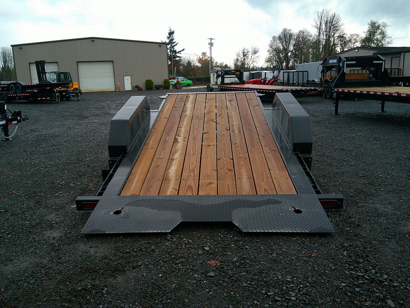 New 2025 Midsota 7x24 (18+8) Split Tilt Equipment Trailer