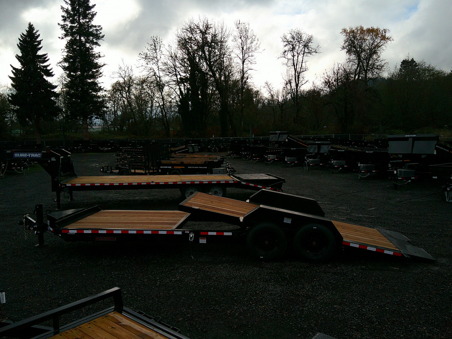 New 2025 Midsota 7x24 (18+8) Split Tilt Equipment Trailer