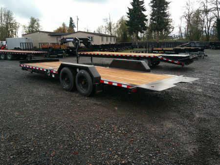 New 2025 Midsota 7x24 (18+8) Split Tilt Equipment Trailer