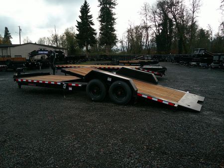 New 2025 Midsota 7x24 (18+8) Split Tilt Equipment Trailer