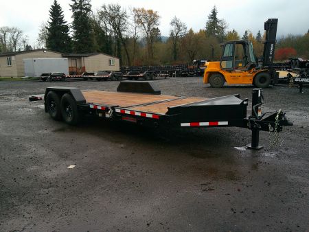 New 2026 Midsota 7x20 (16+4) 17.6 Split Tilt Equipment Trailer