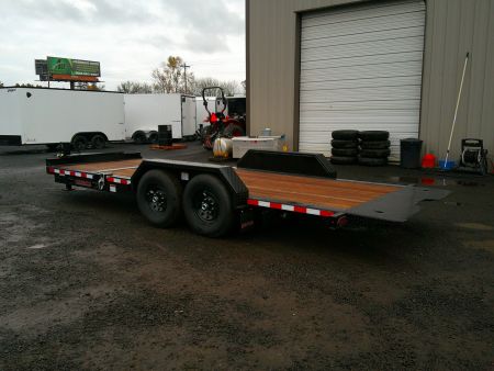 New 2026 Midsota 7x20 (16+4) 17.6 Split Tilt Equipment Trailer
