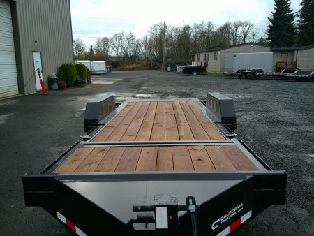 New 2026 Midsota 7x20 (16+4) 17.6 Split Tilt Equipment Trailer