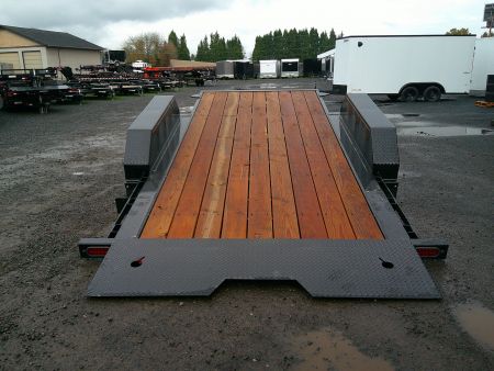 New 2026 Midsota 7x20 (16+4) 17.6 Split Tilt Equipment Trailer