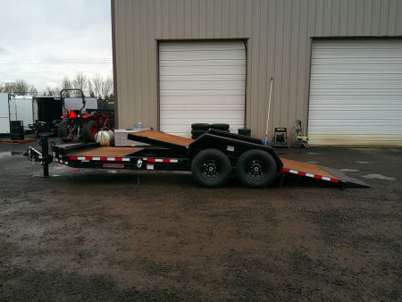 New 2026 Midsota 7x20 (16+4) 17.6 Split Tilt Equipment Trailer