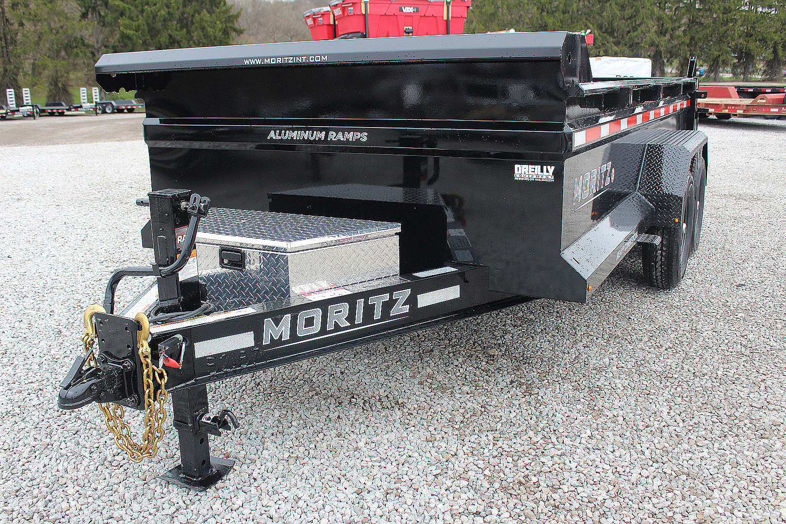New 2026 Moritz 6' 10" x 14' Heavy Commercial DLH Series Dump Trailer - 14000# GVW