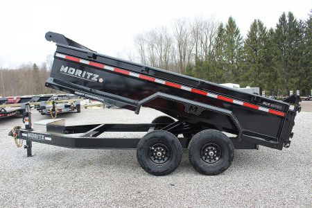 New 2026 Moritz 6' 10" x 14' Heavy Commercial DLH Series Dump Trailer - 14000# GVW