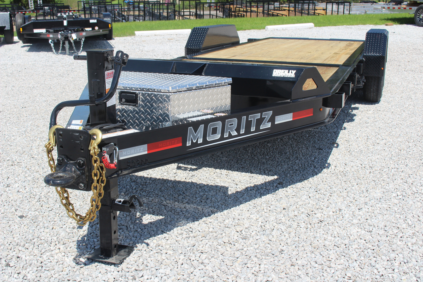 New 2026 Moritz 7' x 16' + 6' Low Pro - Gravity Tilt - Tilt Trailer - 14000# GVW