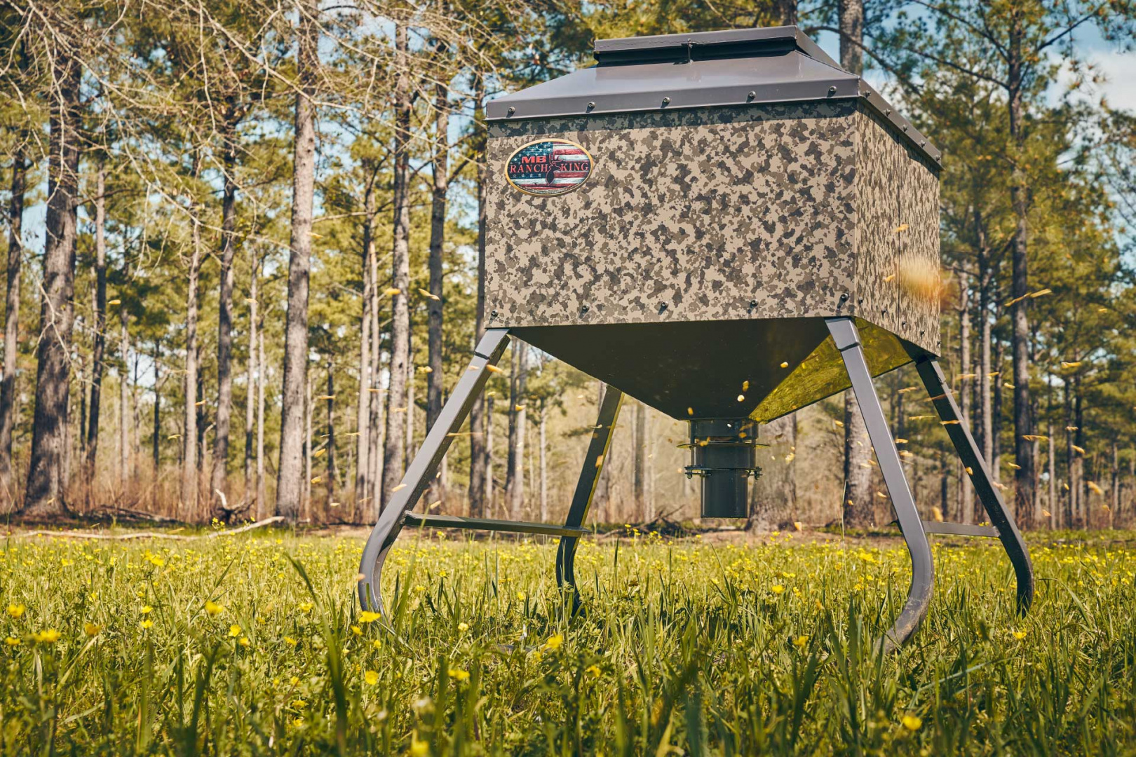 New 2025 MB Ranch King Blinds MIGHTY BUCK CORN FEEDER-NO REMOTE Other