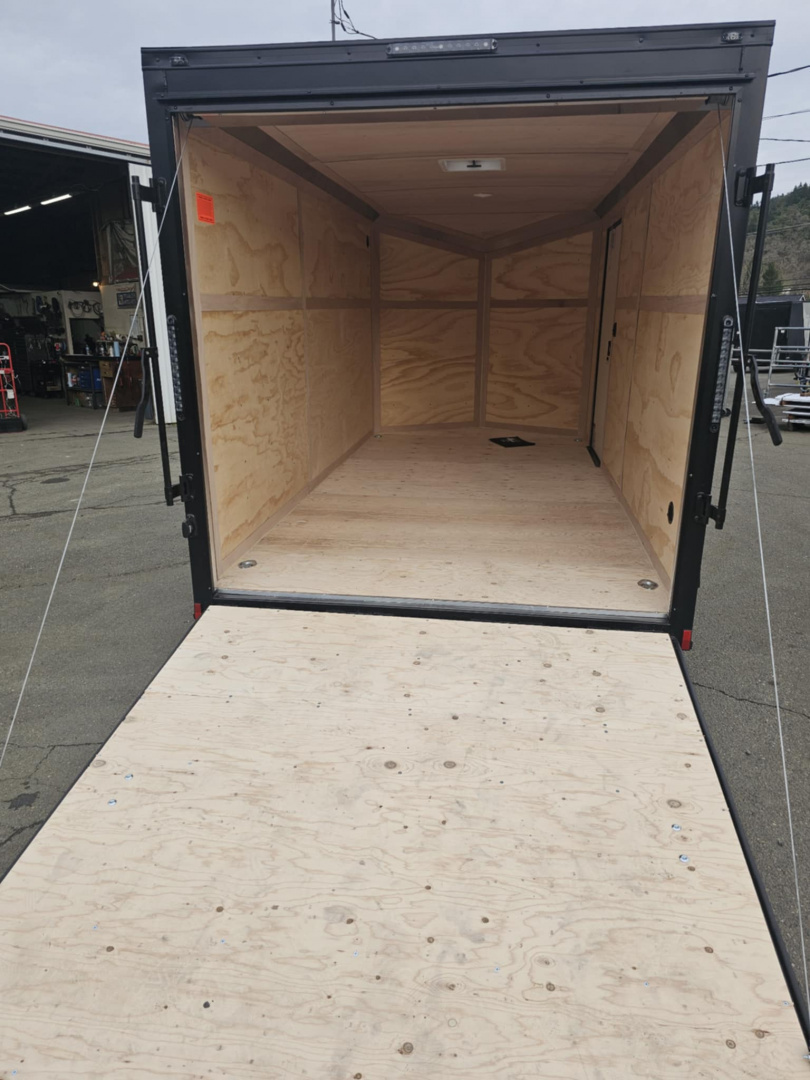 New SALE! ENCLOSED CARGO 2026 CONTINENTAL VHW714TA2 7x14 7000 GVWR BLACK PACKAGE LOADED TRAILER RAMP