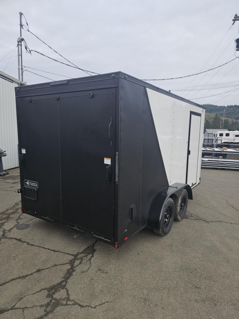 New SALE! ENCLOSED CARGO 2026 CONTINENTAL VHW714TA2 7x14 7000 GVWR BLACK PACKAGE LOADED TRAILER RAMP