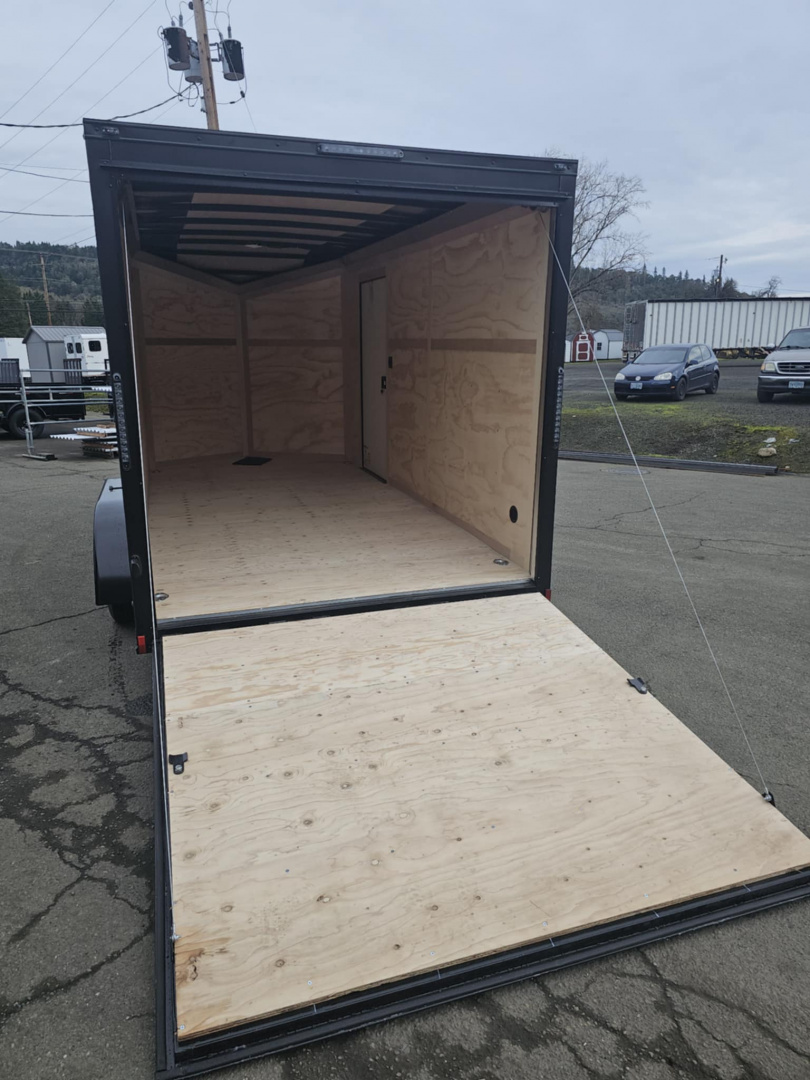 New SALE! ENCLOSED CARGO 2026 CONTINENTAL VHW714TA2 7x14 7000 GVWR BLACK PACKAGE LOADED TRAILER RAMP