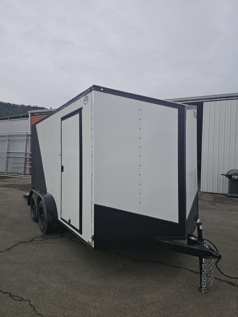 New SALE! ENCLOSED CARGO 2026 CONTINENTAL VHW714TA2 7x14 7000 GVWR BLACK PACKAGE LOADED TRAILER RAMP