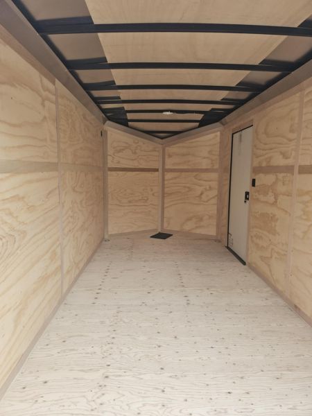 New SALE! ENCLOSED CARGO 2026 CONTINENTAL VHW714TA2 7x14 7000 GVWR BLACK PACKAGE LOADED TRAILER RAMP
