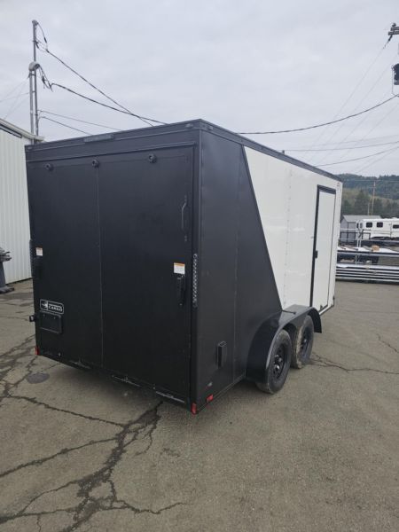 New SALE! ENCLOSED CARGO 2026 CONTINENTAL VHW714TA2 7x14 7000 GVWR BLACK PACKAGE LOADED TRAILER RAMP