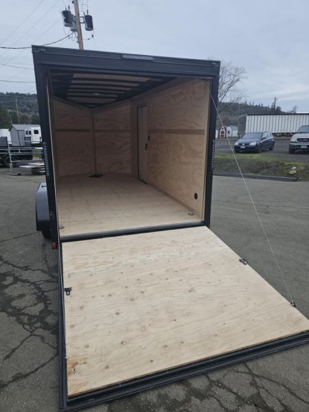 New SALE! ENCLOSED CARGO 2026 CONTINENTAL VHW714TA2 7x14 7000 GVWR BLACK PACKAGE LOADED TRAILER RAMP
