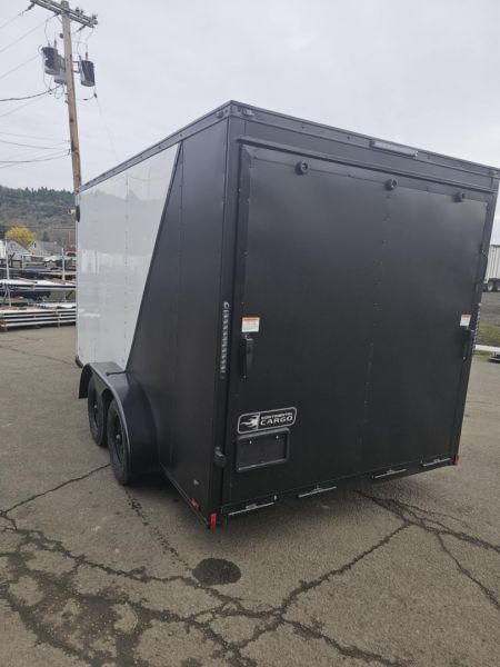 New SALE! ENCLOSED CARGO 2026 CONTINENTAL VHW714TA2 7x14 7000 GVWR BLACK PACKAGE LOADED TRAILER RAMP