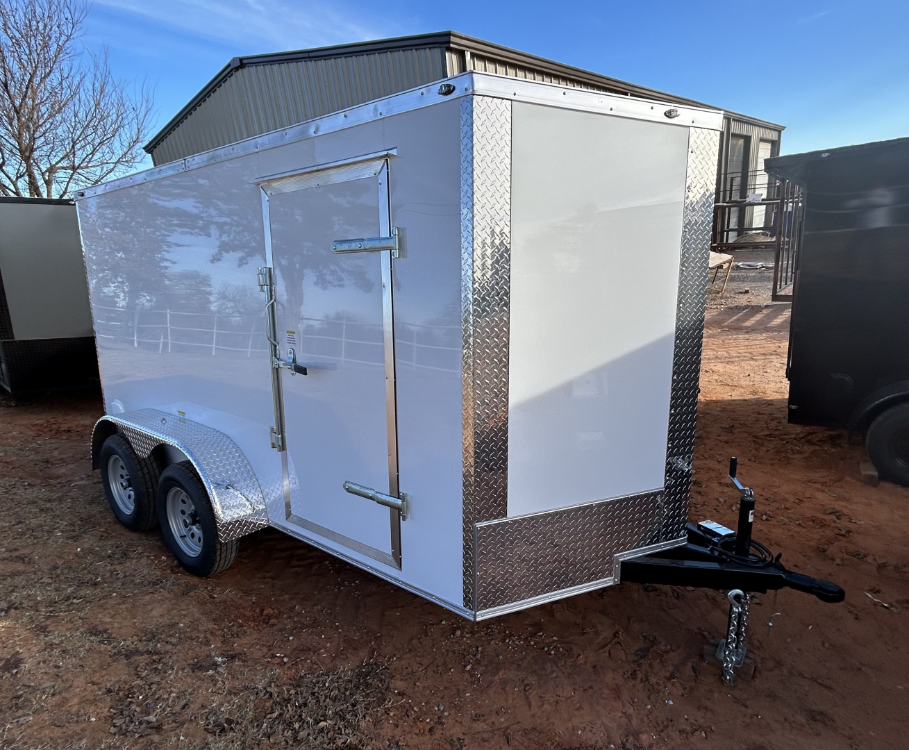 New 2026 Family Trailer 6x12 Tandem Axles Cargo / Enclosed Trailer-Screwless Exterior - BASIC PKG