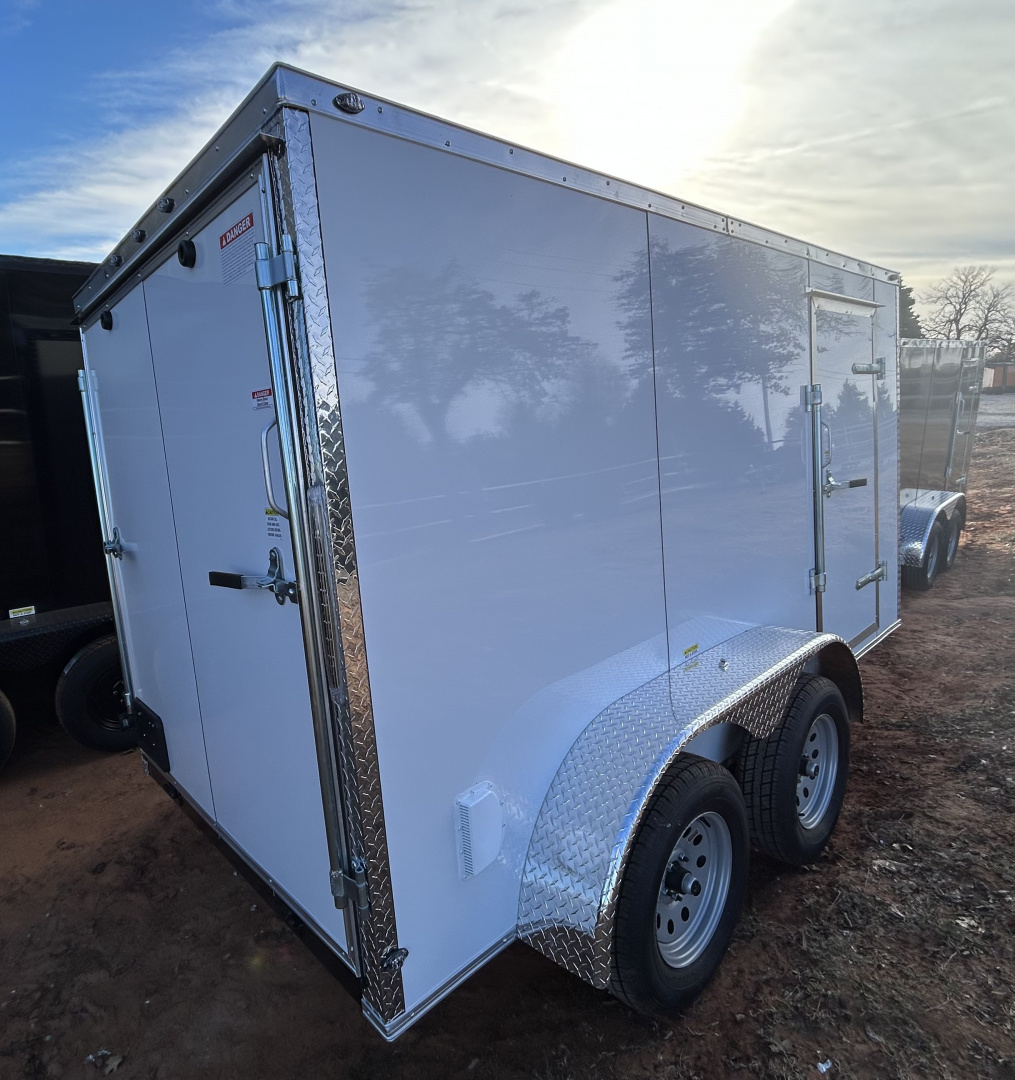 New 2026 Family Trailer 6x12 Tandem Axles Cargo / Enclosed Trailer-Screwless Exterior - BASIC PKG