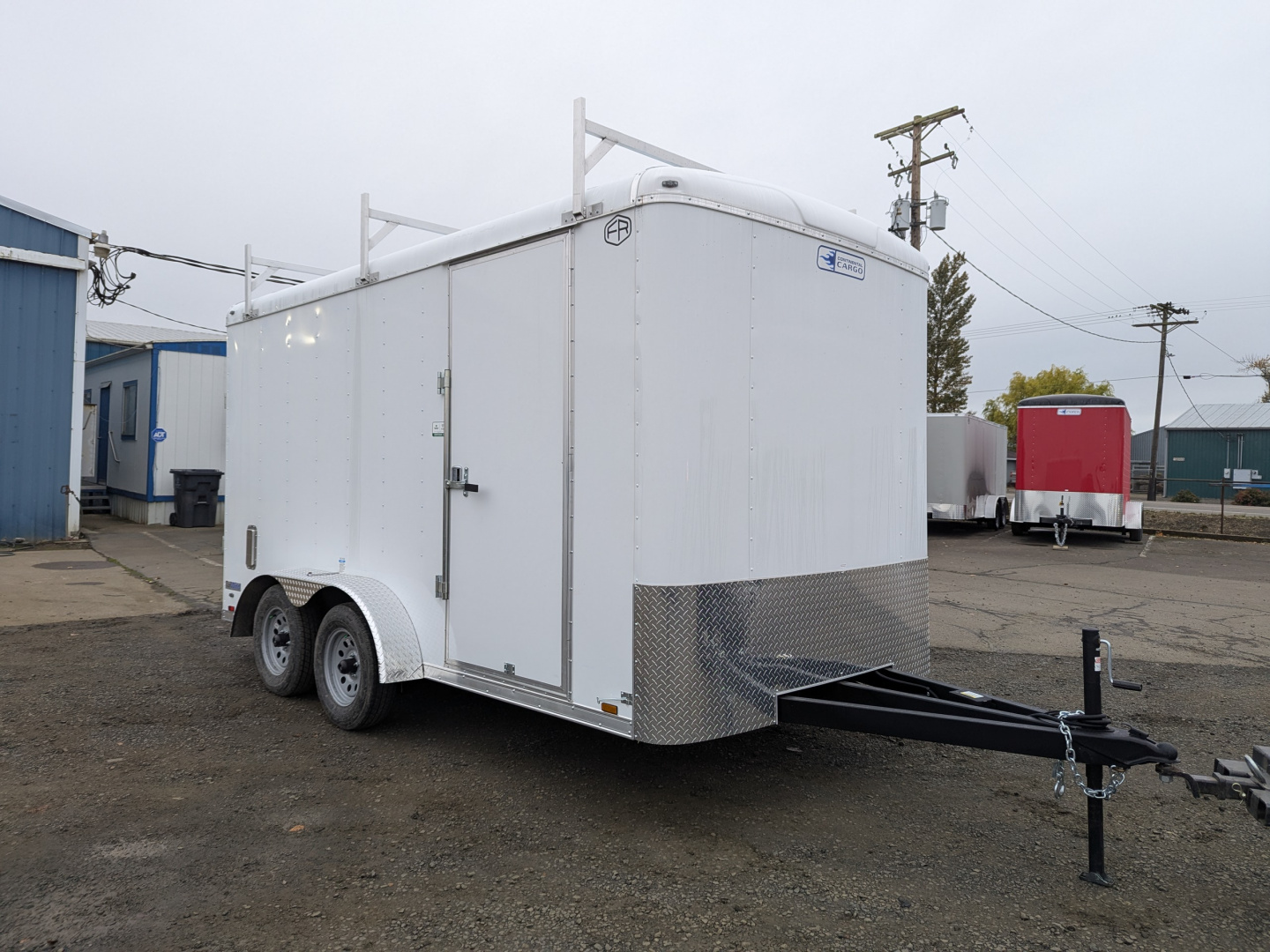 New 2026 CONTINENTAL CARGO TW714/7k TA2 Cargo / Enclosed Trailer PLUS EXTRA 6" SIDES