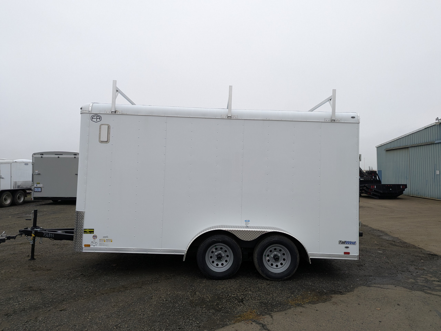 New 2026 CONTINENTAL CARGO TW714/7k TA2 Cargo / Enclosed Trailer PLUS EXTRA 6" SIDES