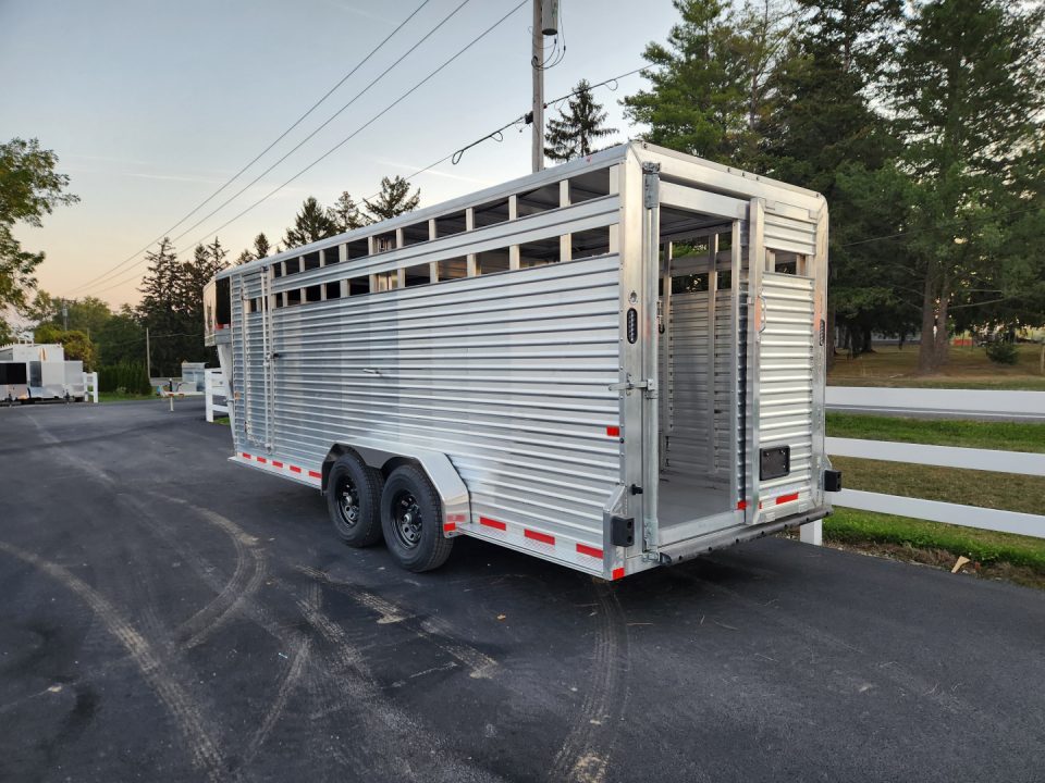 New 2026 Frontier Trailers 7X20LIVESTOCK Stock / Stock Combo Trailer