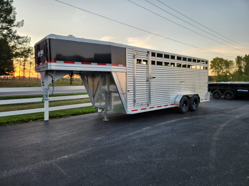 New 2026 Frontier Trailers 7X20LIVESTOCK Stock / Stock Combo Trailer