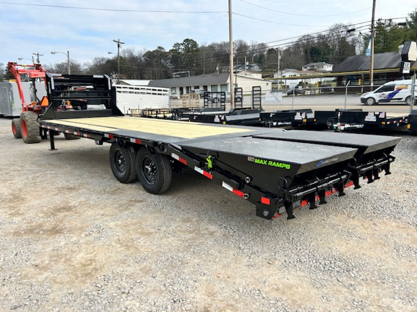 New 2026 Load Trail 102x25 14k w/raised neck Equipment Trailer