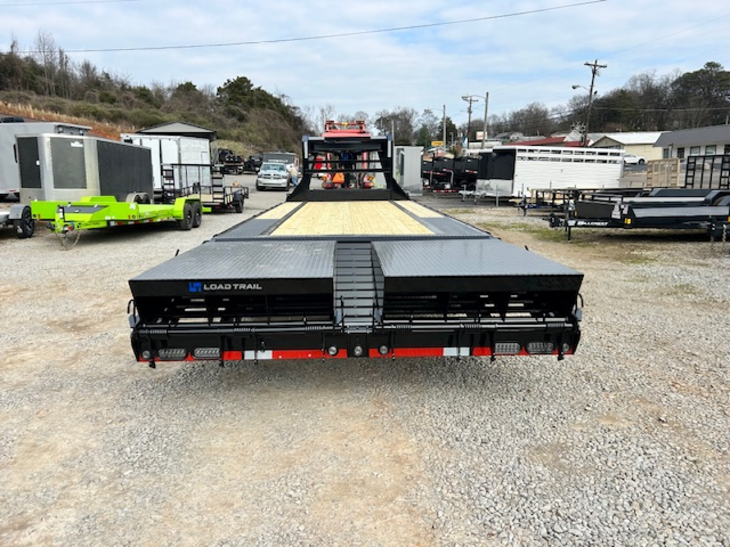 New 2026 Load Trail 102x25 14k w/raised neck Equipment Trailer
