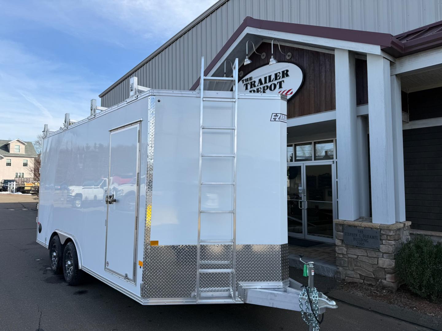 New EZ Hauler 8’6″ X 16′ ENCLOSED CONTRACTOR TRAILER 9.9K