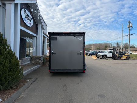 New Pace American 7' x 16' + V-Nose Enclosed Cargo Trailer with Ramp Door 7K