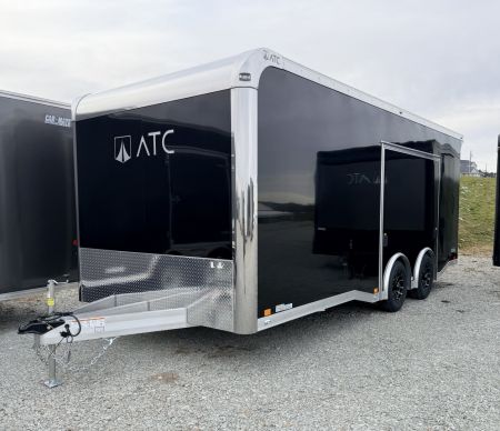 New 2026ATC 8.5 x 20 ROM400 Enclosed ALUMINUM Car Hauler w/ PED Door