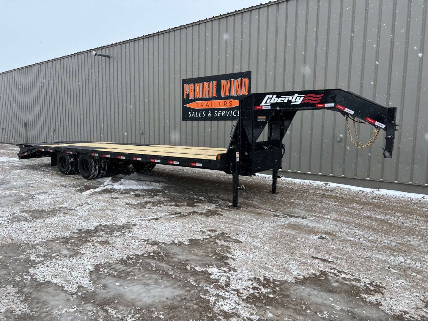 New 2026 Liberty 30 Low Profile Gooseneck Flatbed Trailer