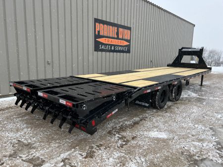New 2026 Liberty 30 Low Profile Gooseneck Flatbed Trailer