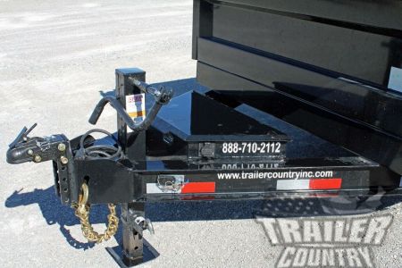 New 2026 New Model 6'x12' Tandem Axle, Bumper Pull, Scissor Hoist Hydraulic Dump Trailer, 7 GA. Floor and 3 Way Combo Spreader Gate.