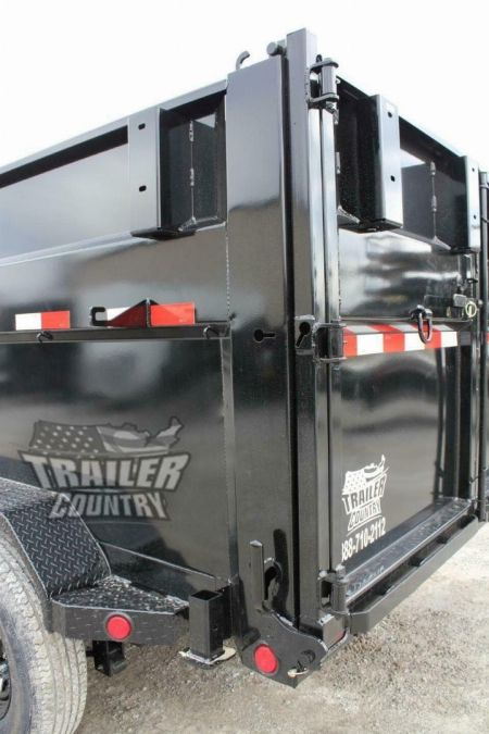 New 2026 New 7' x 16' Iron Bull Scissor Hoist Hydraulic Dump Trailer w/ 36" High Sides, Remote Power Up & Down, and MORE!