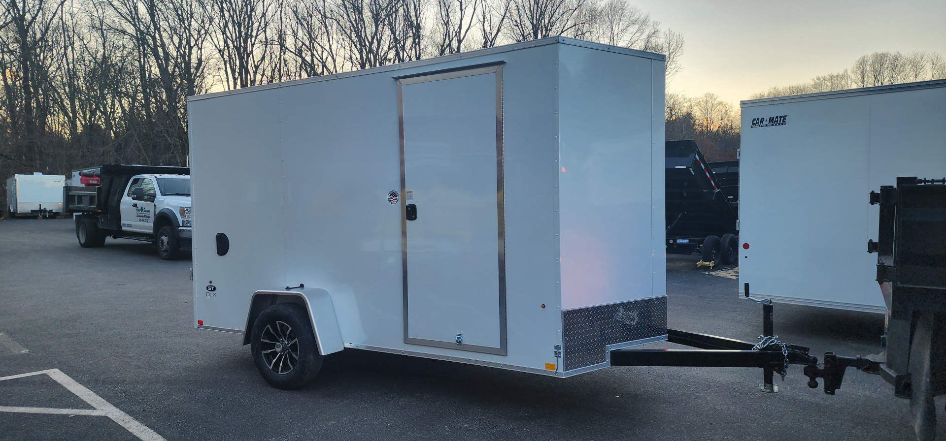 New 6 x 12 Look ST DLX Cargo 3k w/ Aluminum Wheels