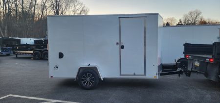 New 6 x 12 Look ST DLX Cargo 3k w/ Aluminum Wheels