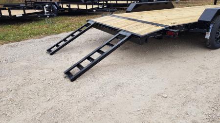 New 2026 MEB 7x20 Open Wood Deck Auto Hauler Car / Racing Trailer 7K