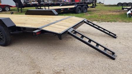 New 2026 MEB 7x20 Open Wood Deck Auto Hauler Car / Racing Trailer 7K