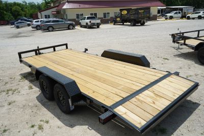 New 2026 MEB 7x20 Open Wood Deck Auto Hauler Car / Racing Trailer 7K