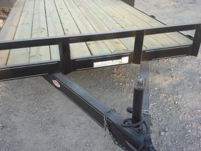 New 2026 MEB 7x20 Open Wood Deck Auto Hauler Car / Racing Trailer 7K