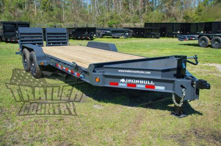 New 2026 NEW 7 x 20 Trailer w/Spring Assisted Rampage Ramps & HD 8  I-Beam Main Frame