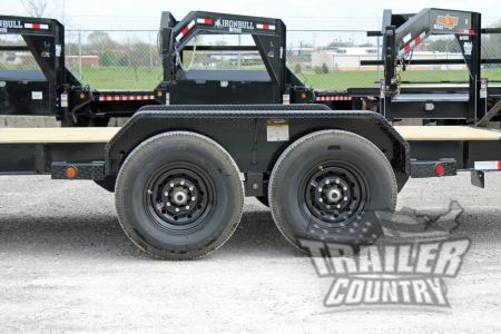 New 2026 New 7' x 22' Heavy Duty 14K Heavy Equipment Trailer w/ Spring Assisted Ramps, Heavy Duty 8" I-Beam Main Frame & Supersized Tool Box.