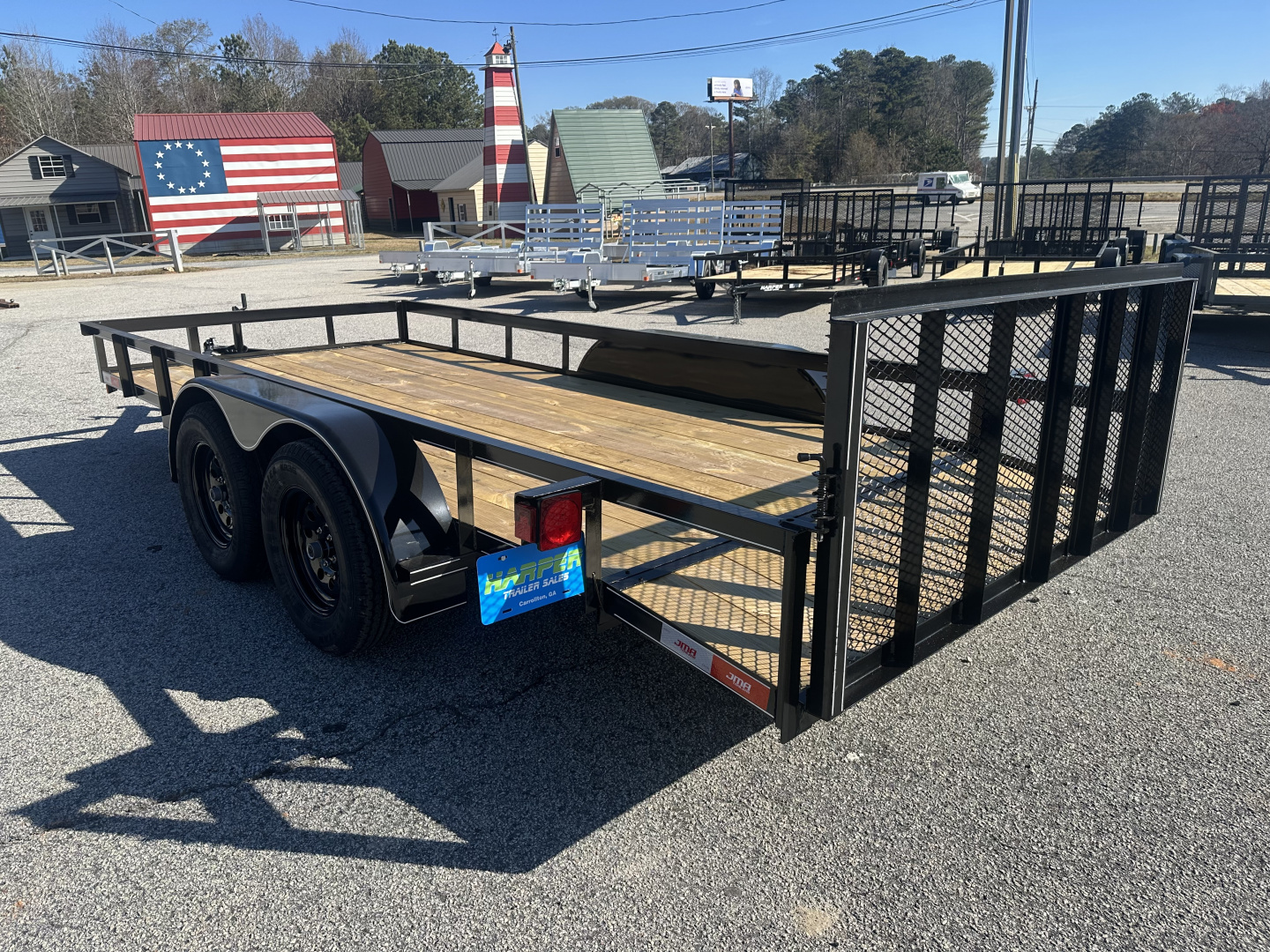New 2026 77X16 TANDEM AXLE UTILITY TRAILER WITH BRAKES
