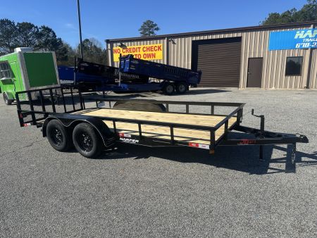 New 2026 77X16 TANDEM AXLE UTILITY TRAILER WITH BRAKES